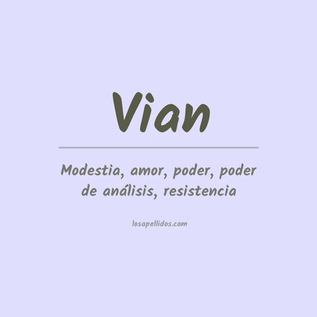 Apellido Vian