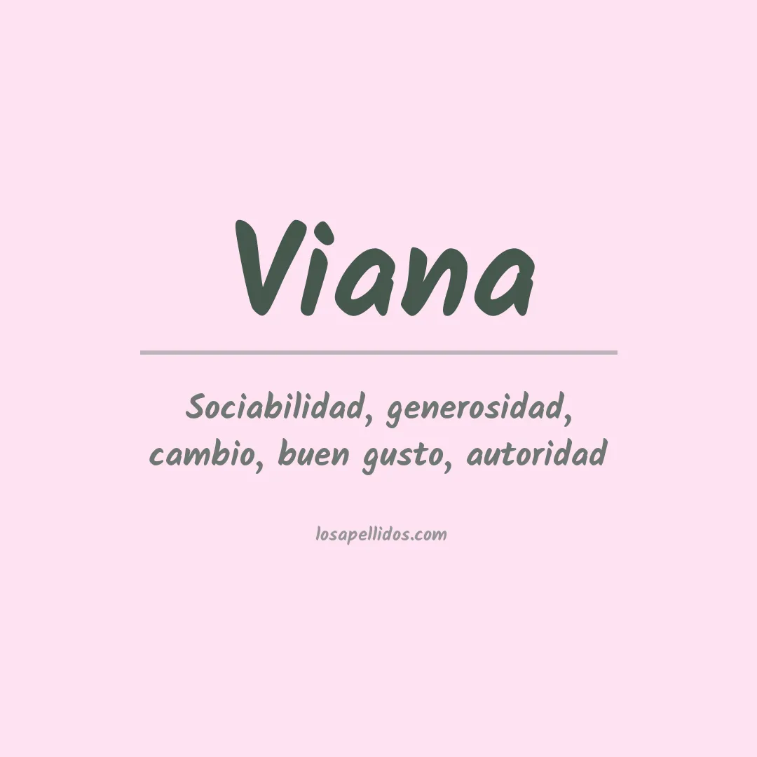 Apellido Viana