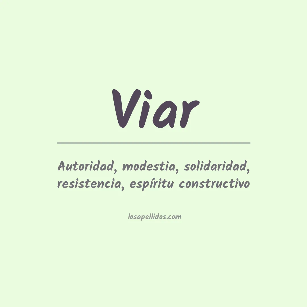 Apellido Viar