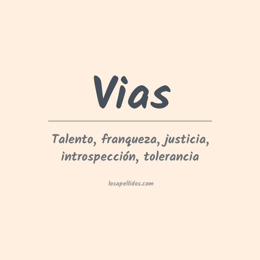 Apellido Vias