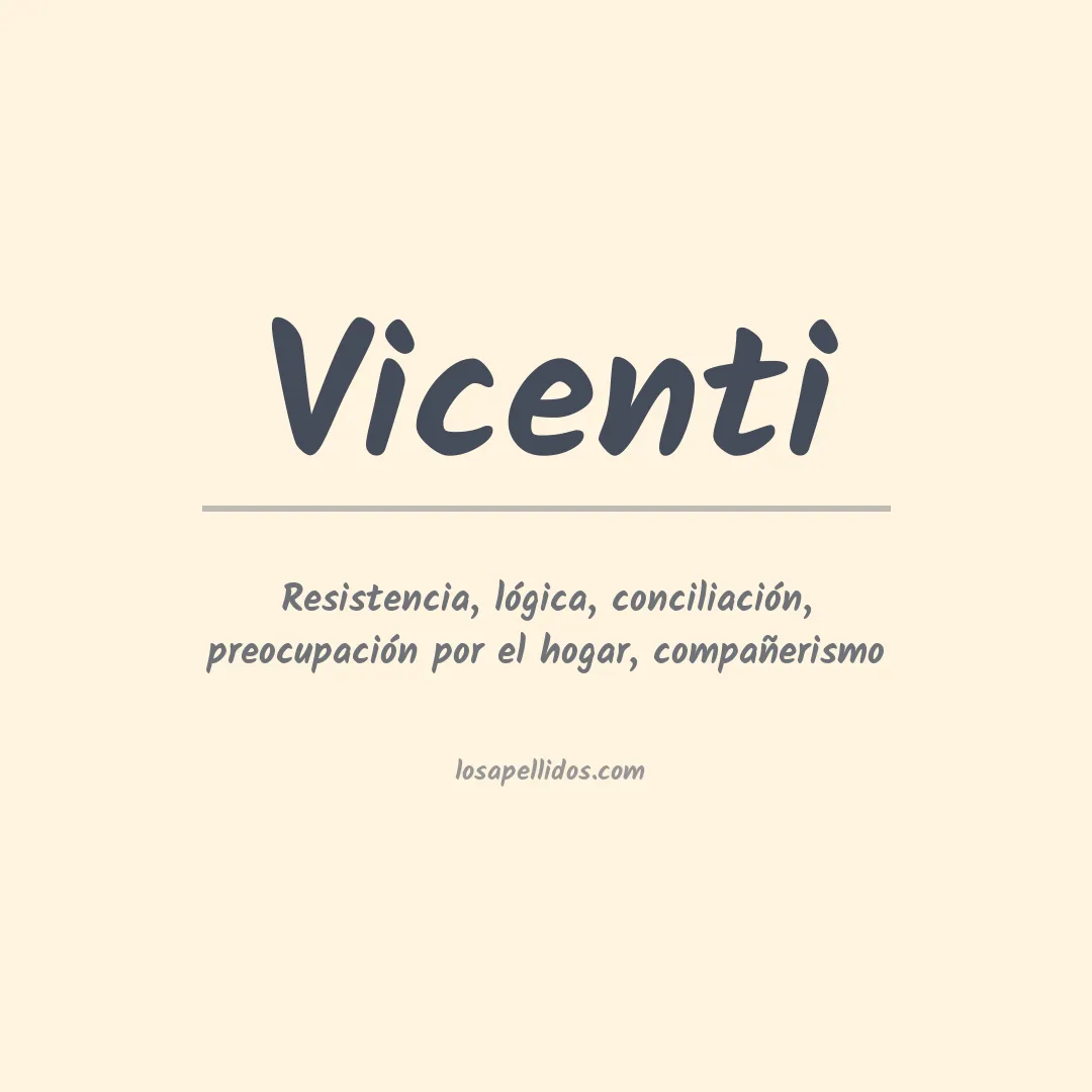 Apellido Vicenti