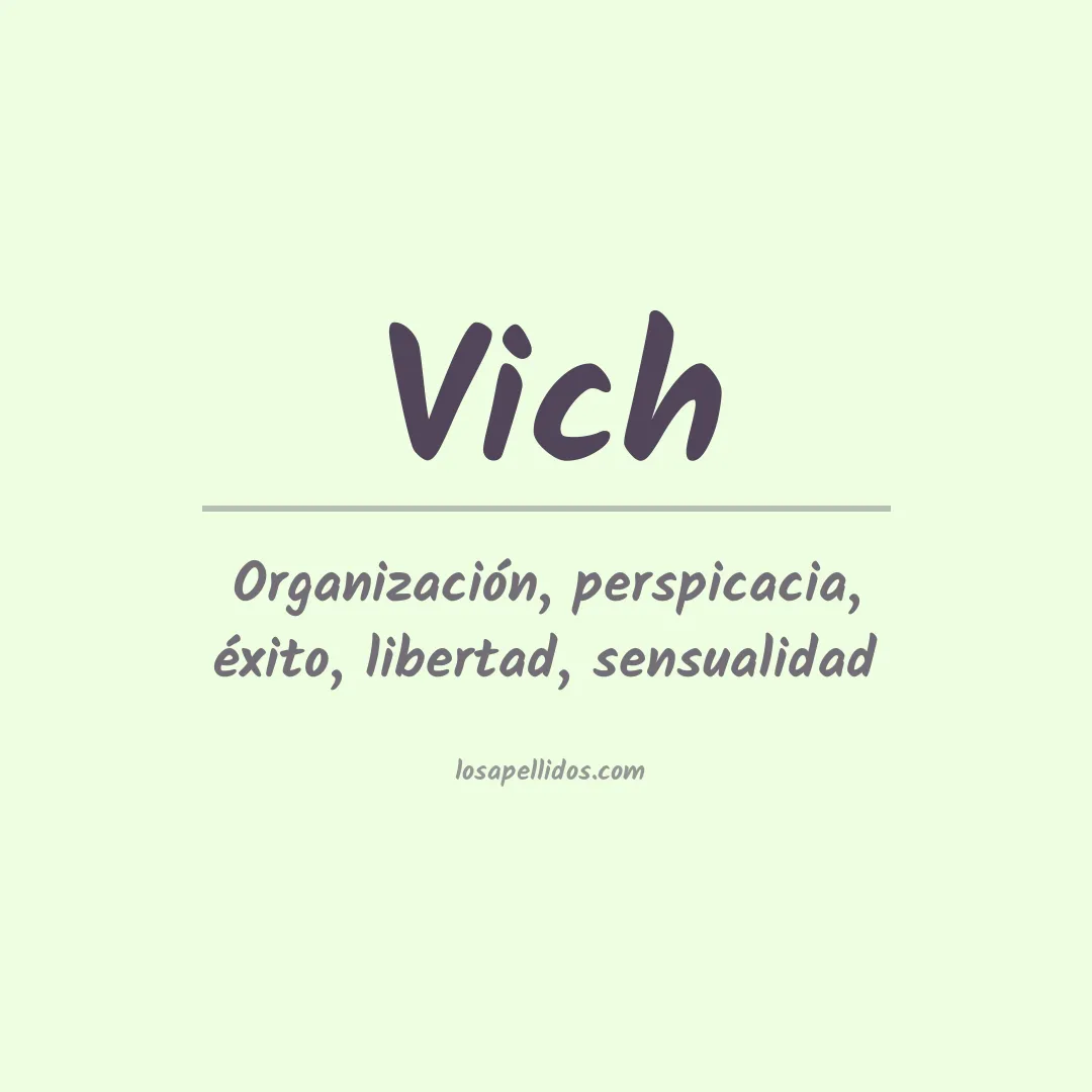 Apellido Vich