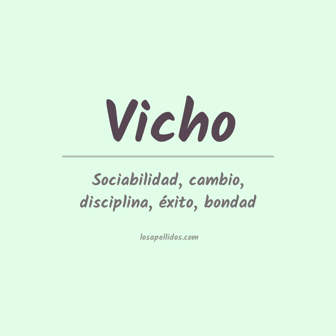 Apellido Vicho
