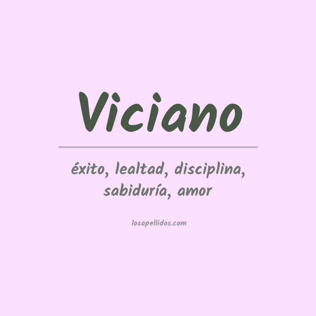 Apellido Viciano