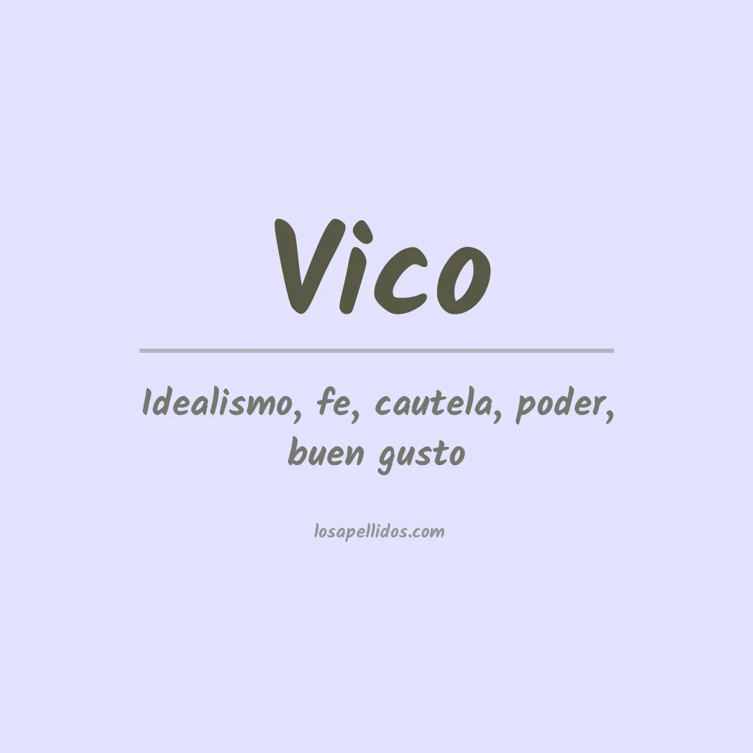 Apellido Vico