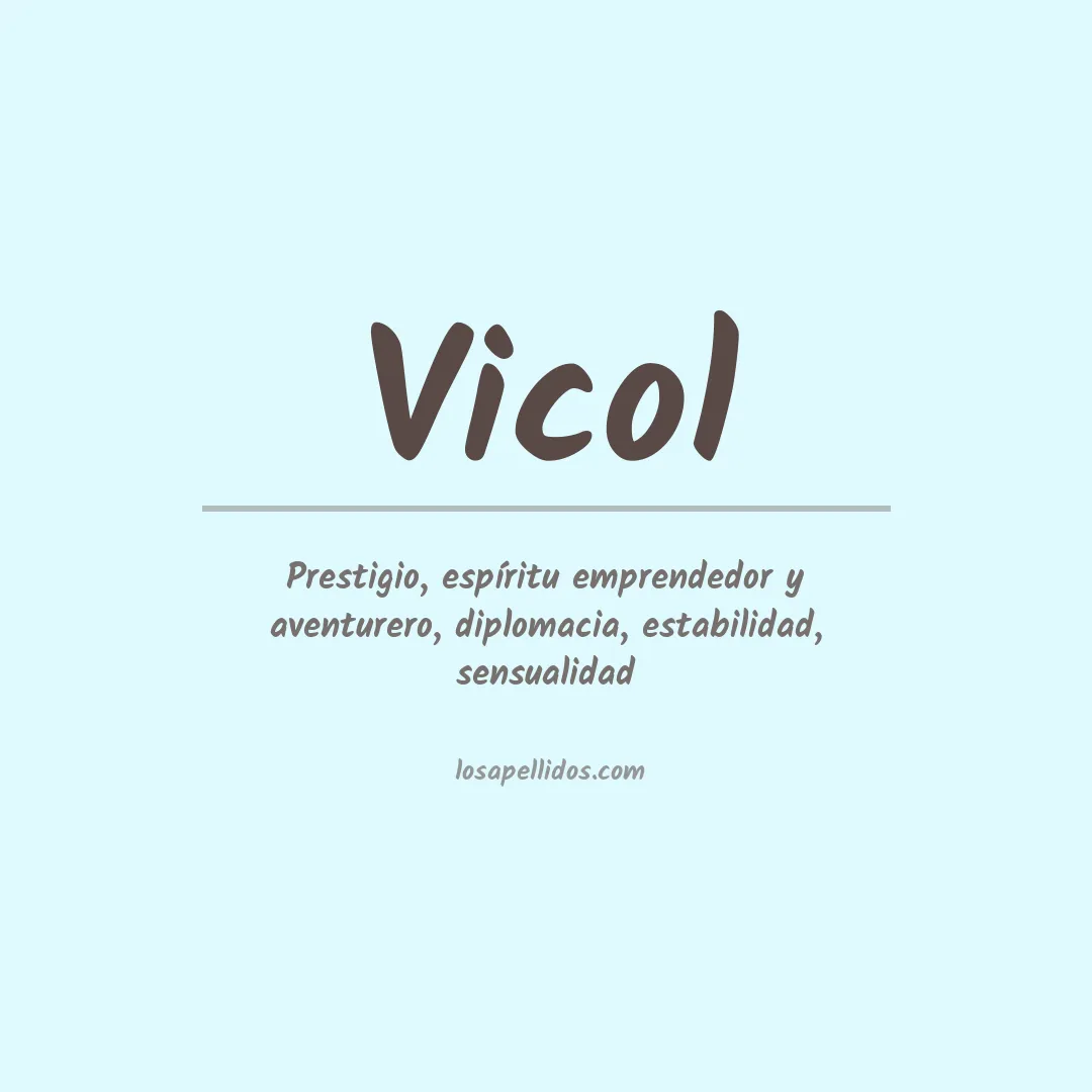 Apellido Vicol