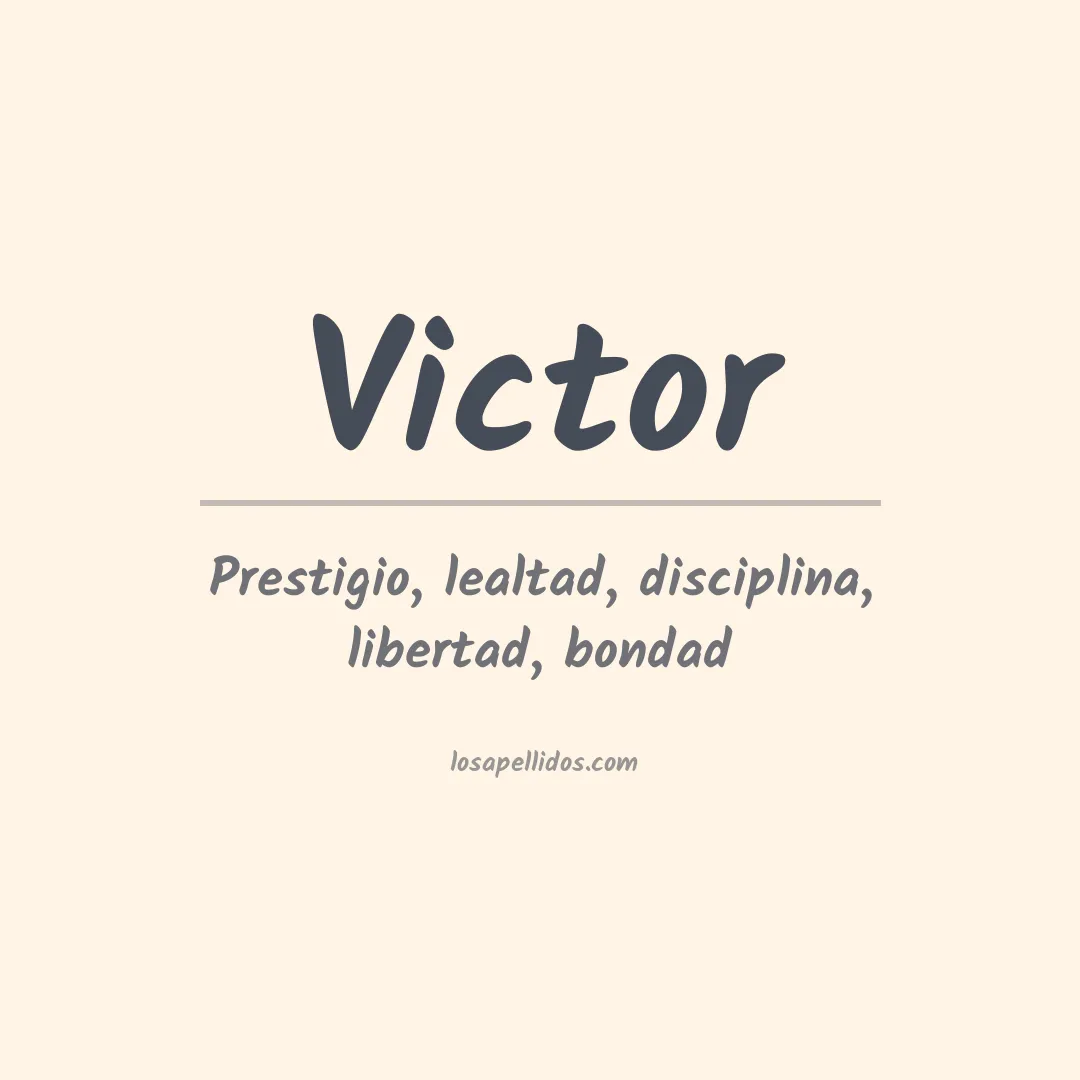 Apellido Victor