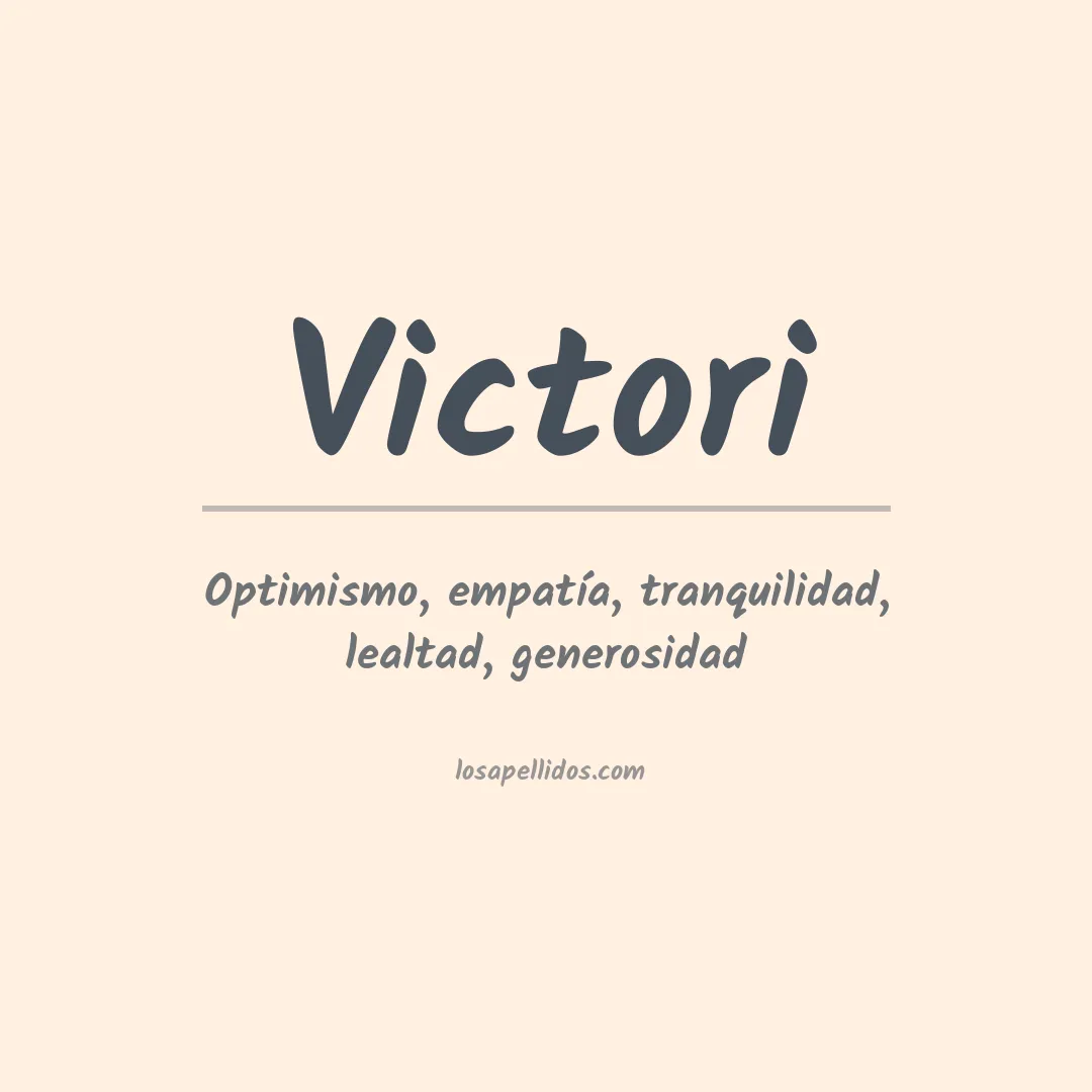 Apellido Victori