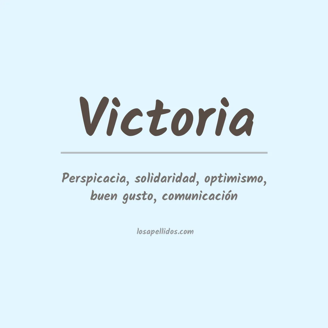 Apellido Victoria