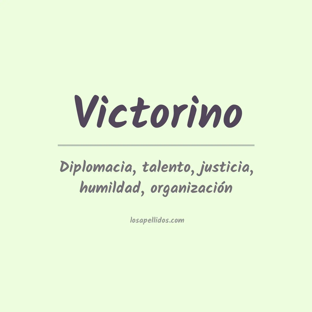Apellido Victorino