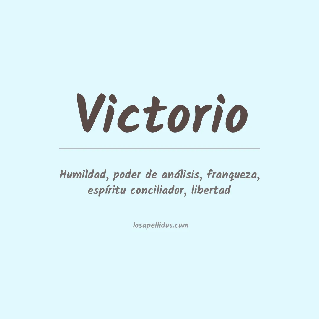 Apellido Victorio