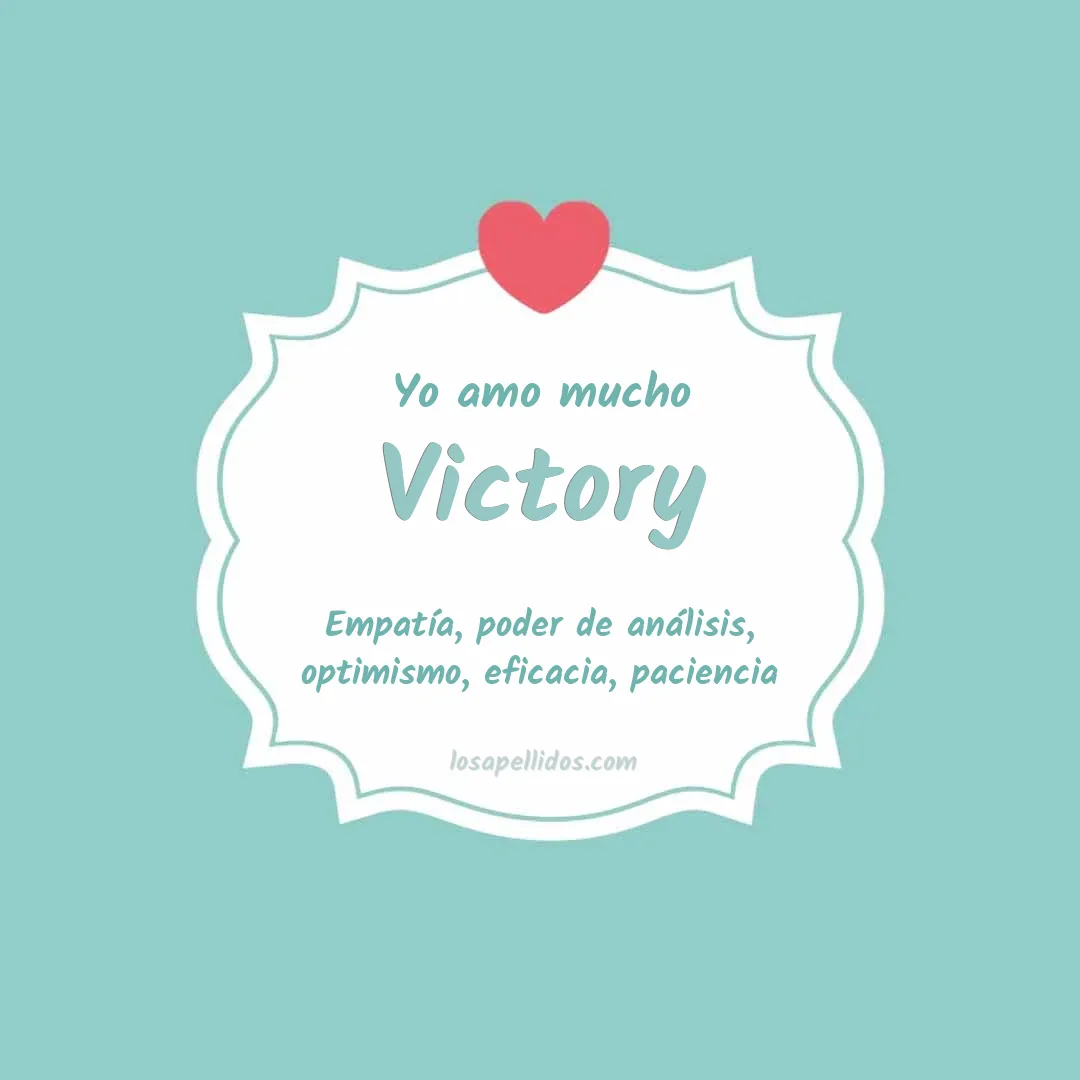 Yo amo mucho Victory