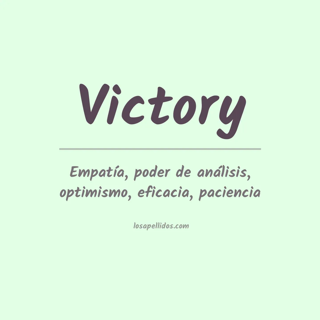 Apellido Victory