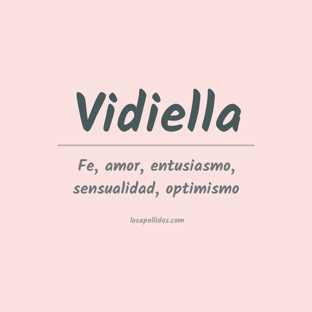 Apellido Vidiella