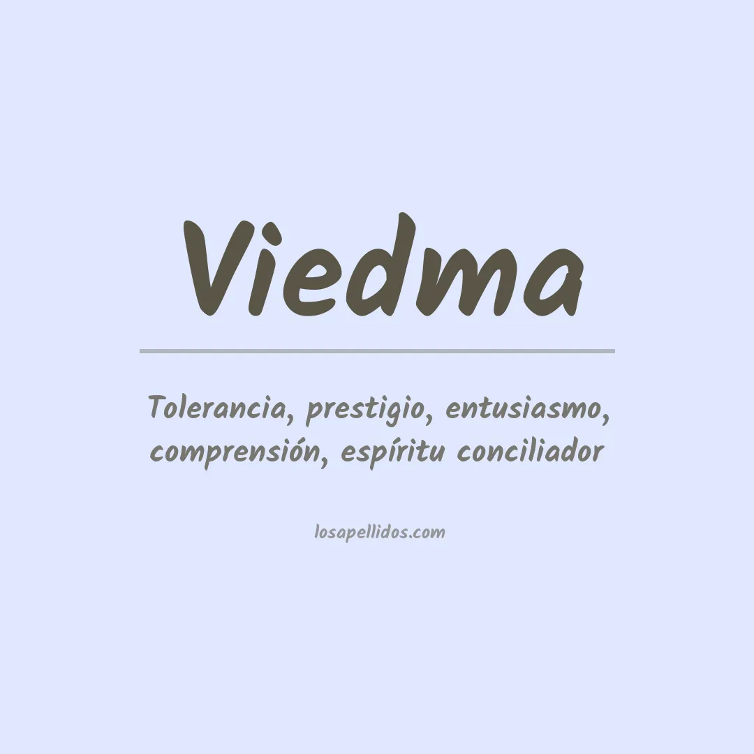 Apellido Viedma