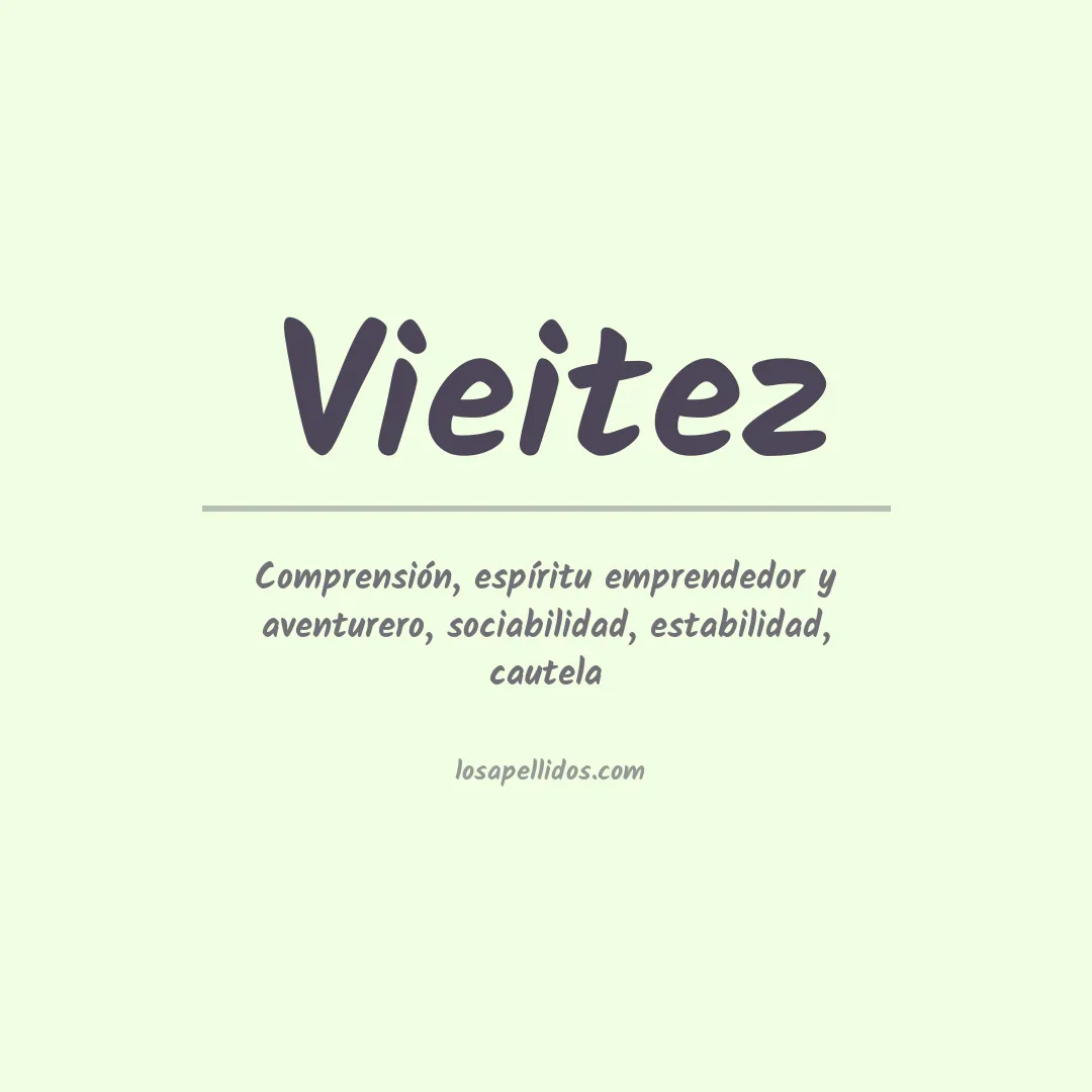 Apellido Vieitez