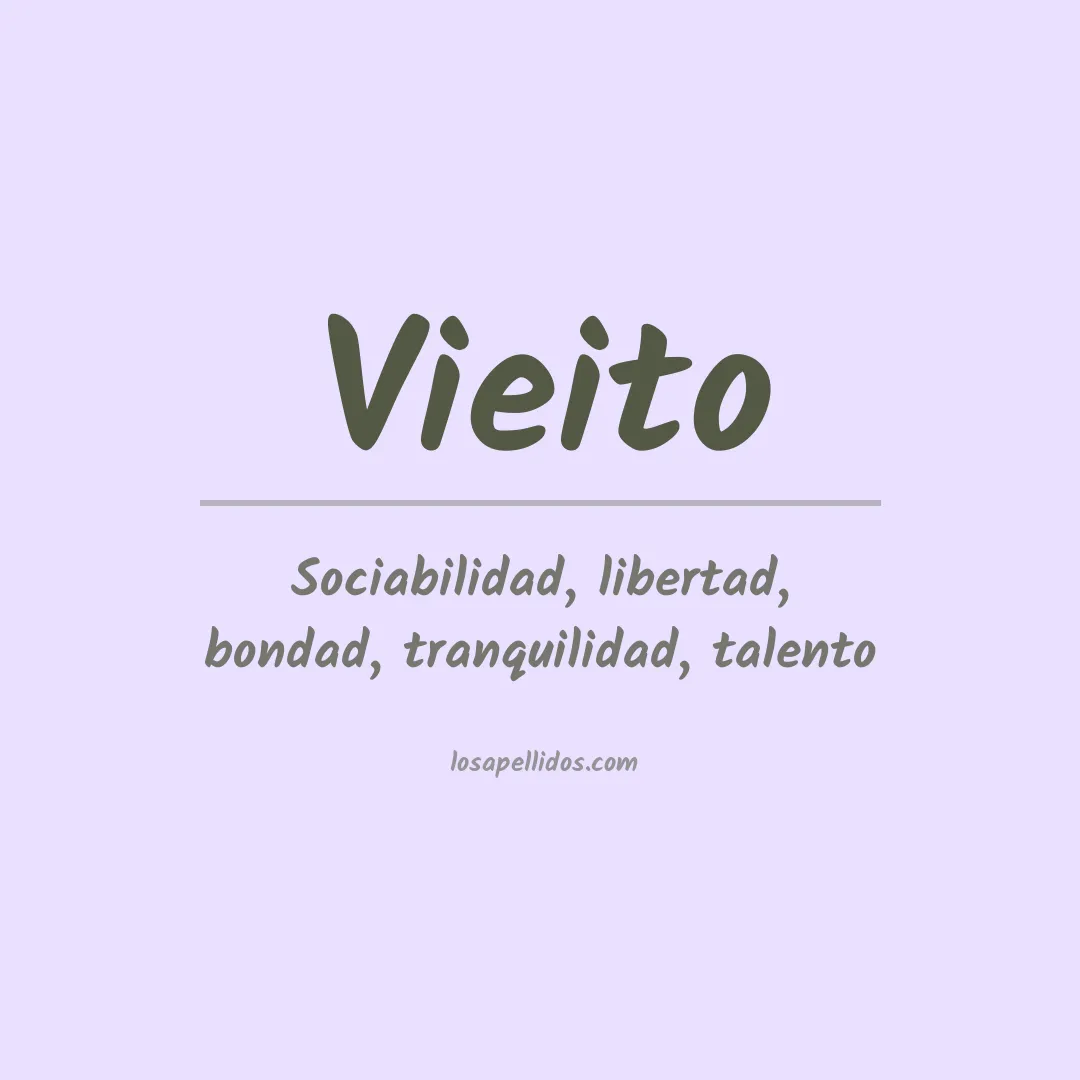 Apellido Vieito