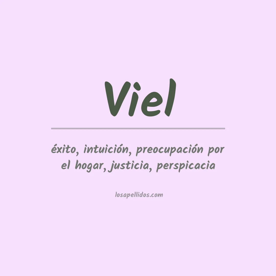 Apellido Viel