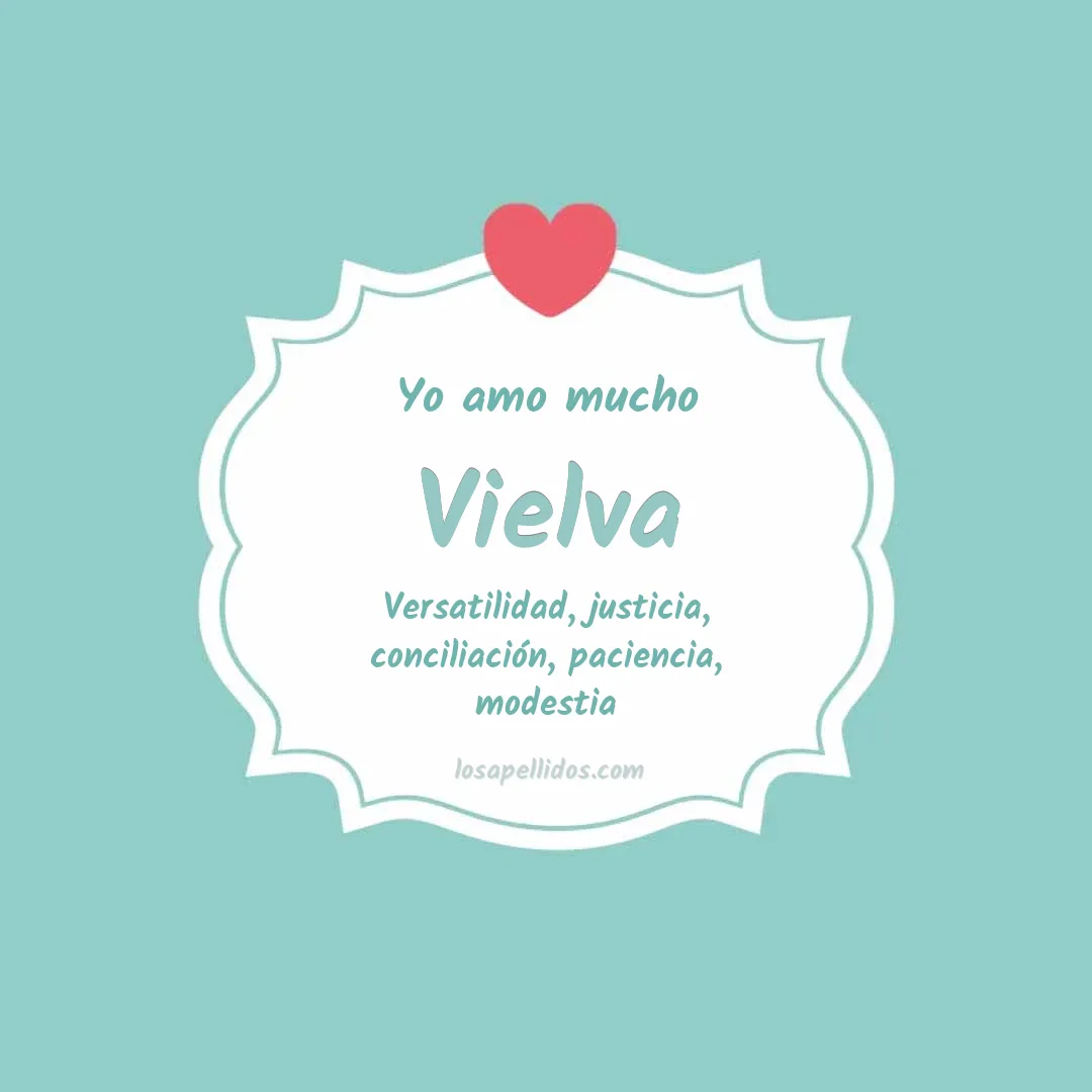 Yo amo mucho Vielva