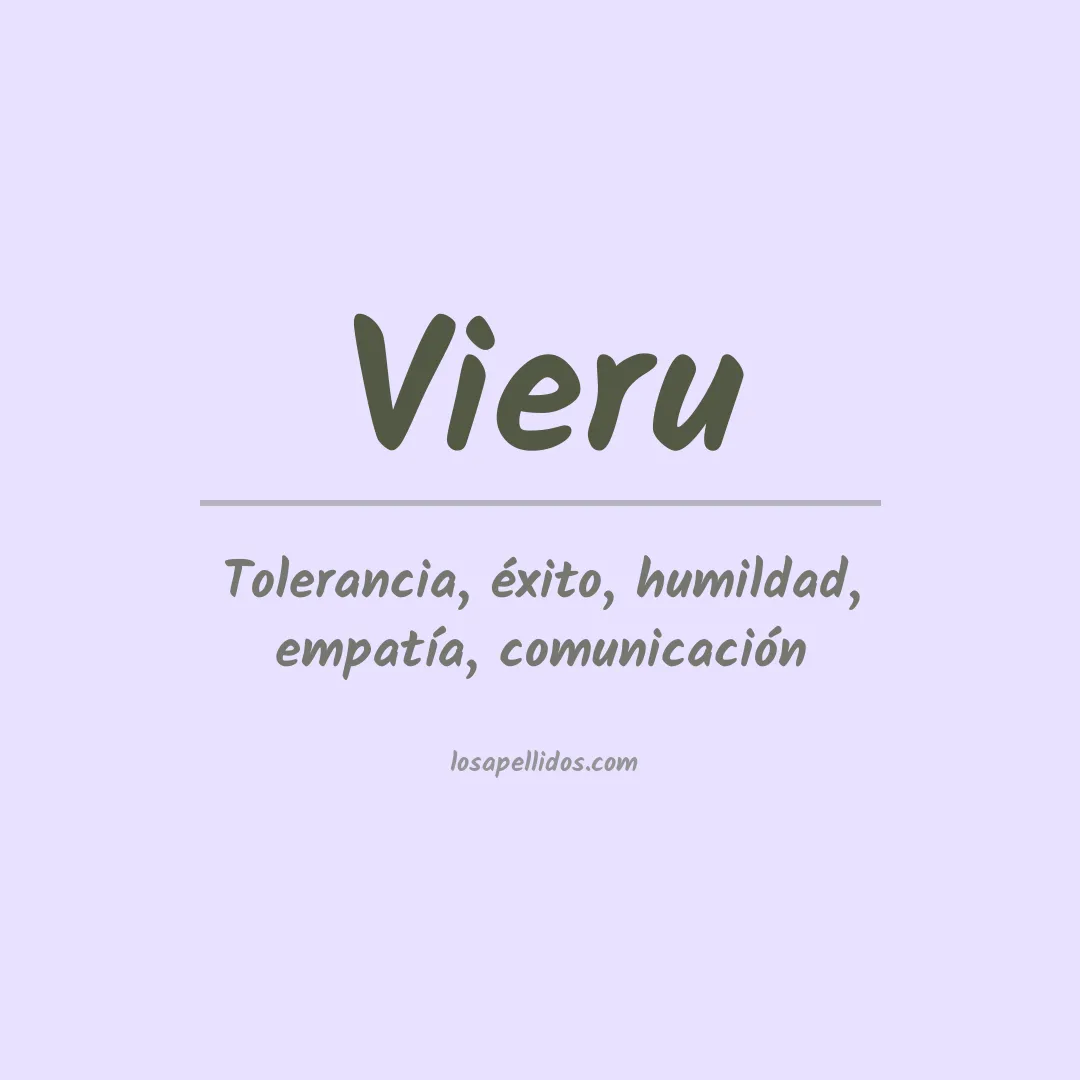 Apellido Vieru