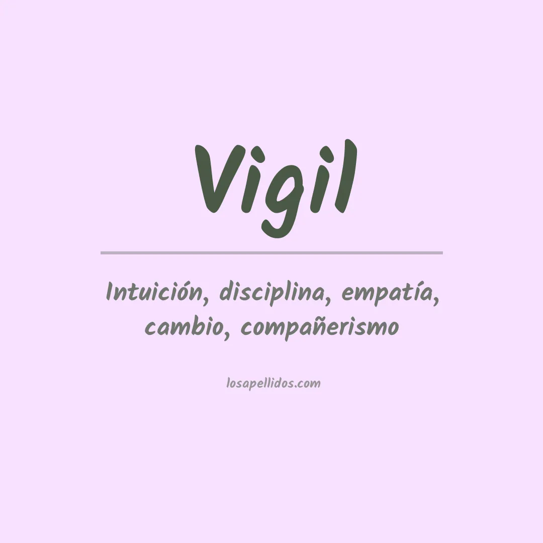 Apellido Vigil