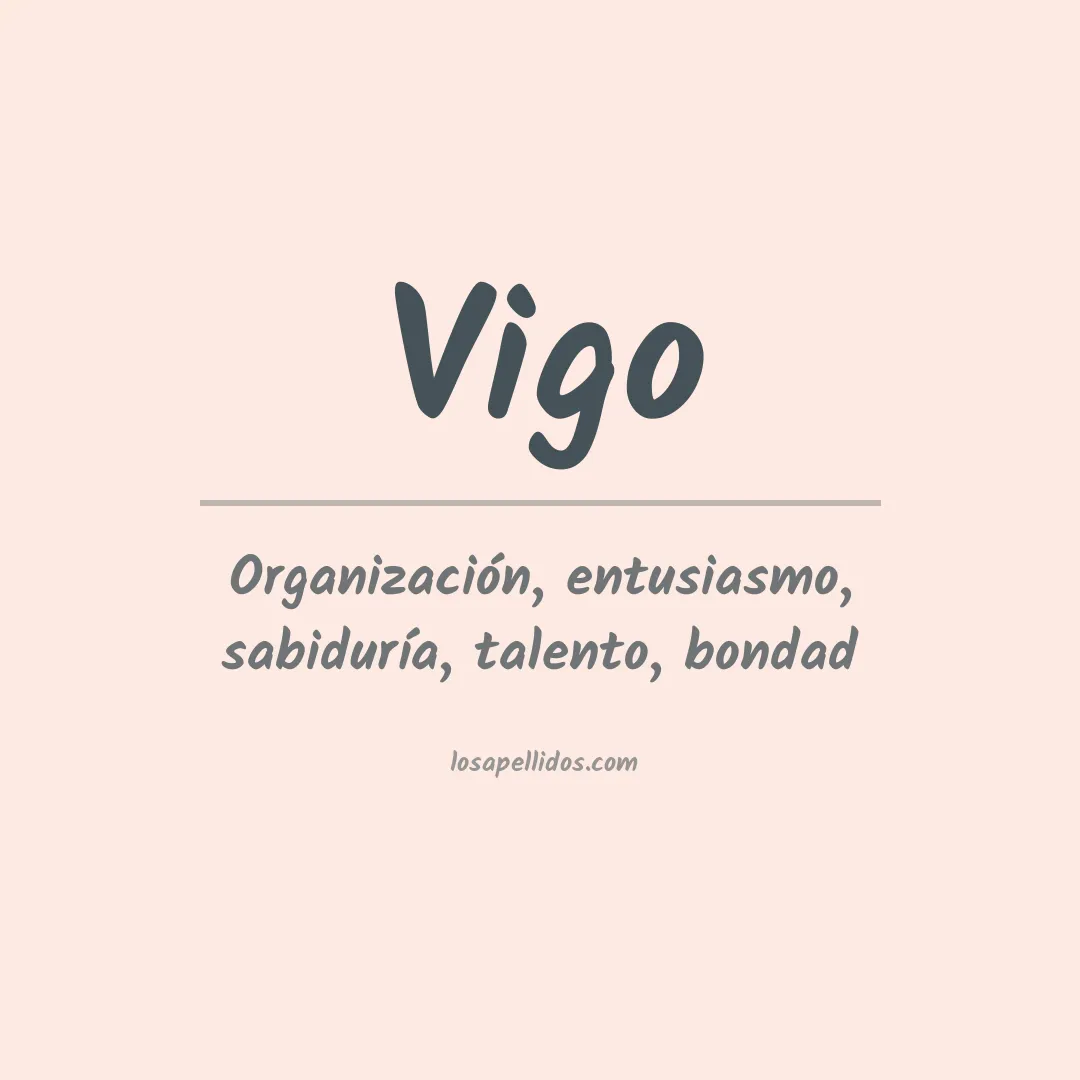 Apellido Vigo