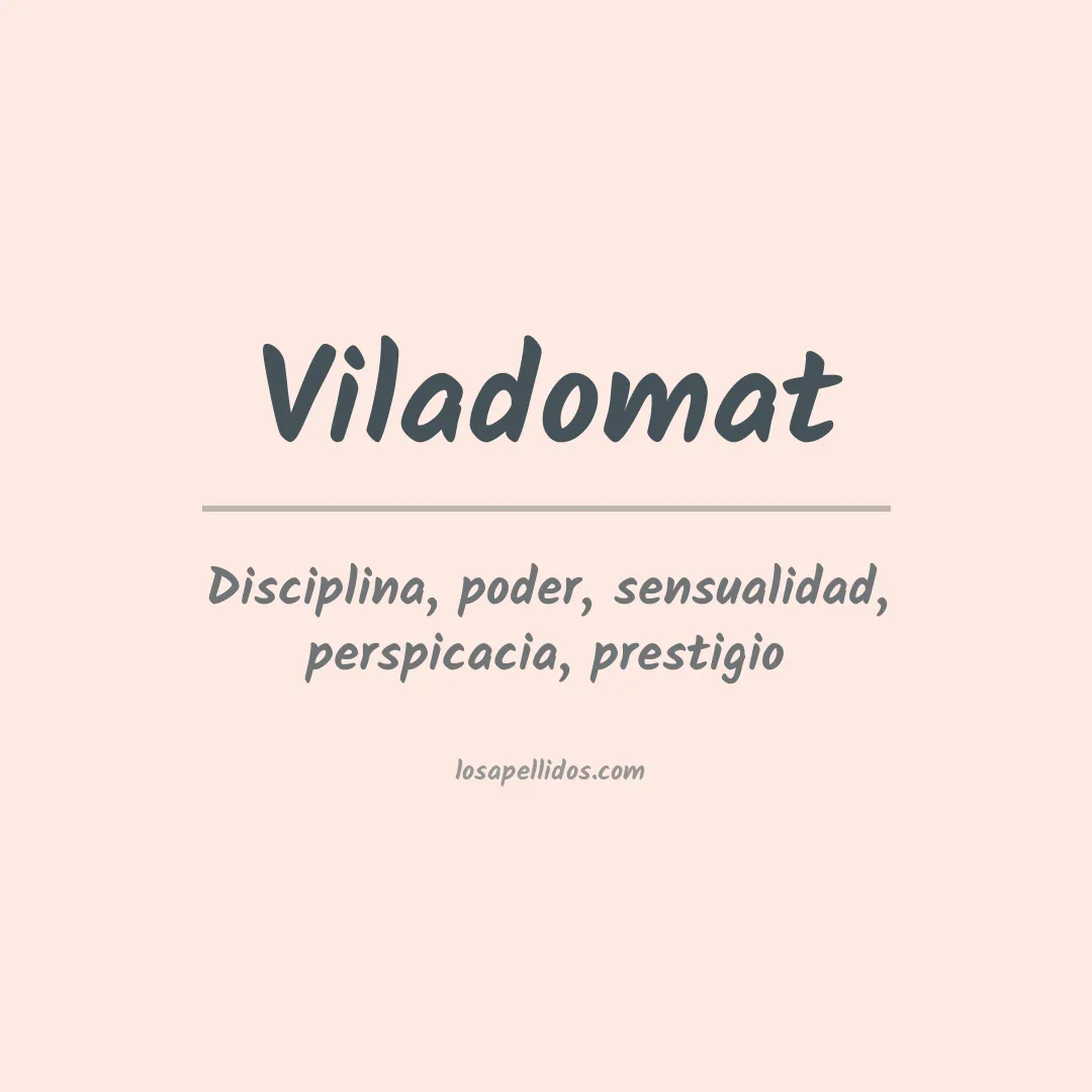 Apellido Viladomat