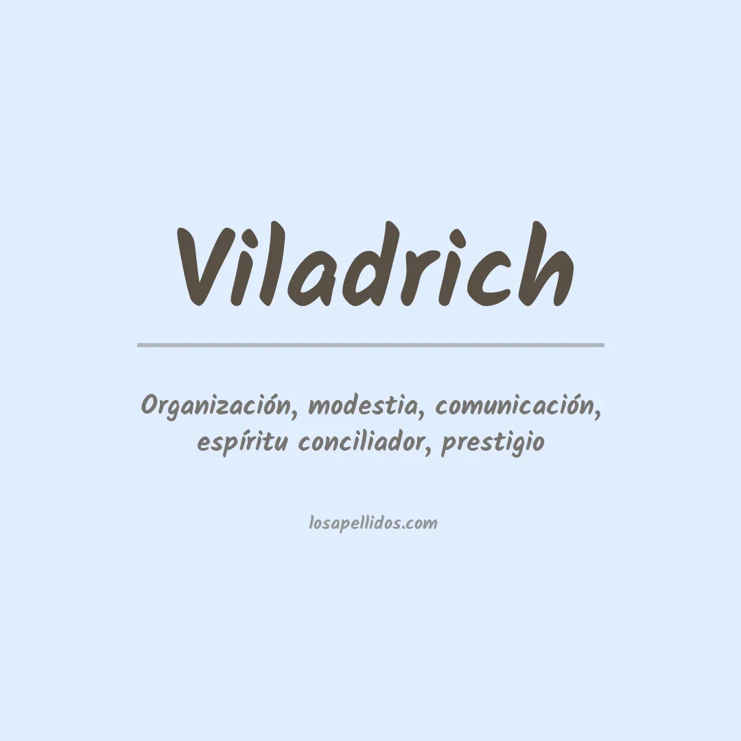 Apellido Viladrich