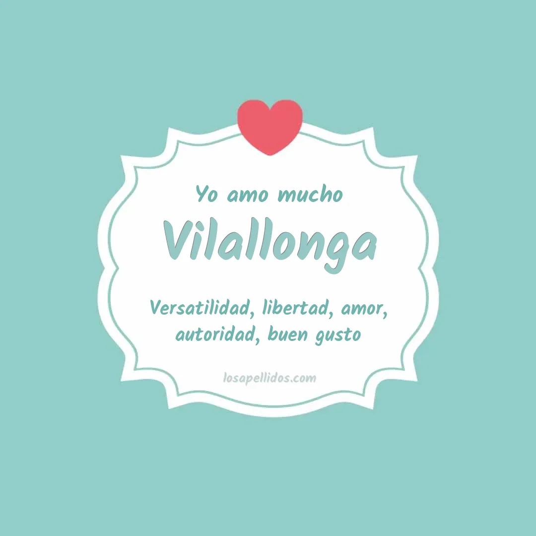 Yo amo mucho Vilallonga