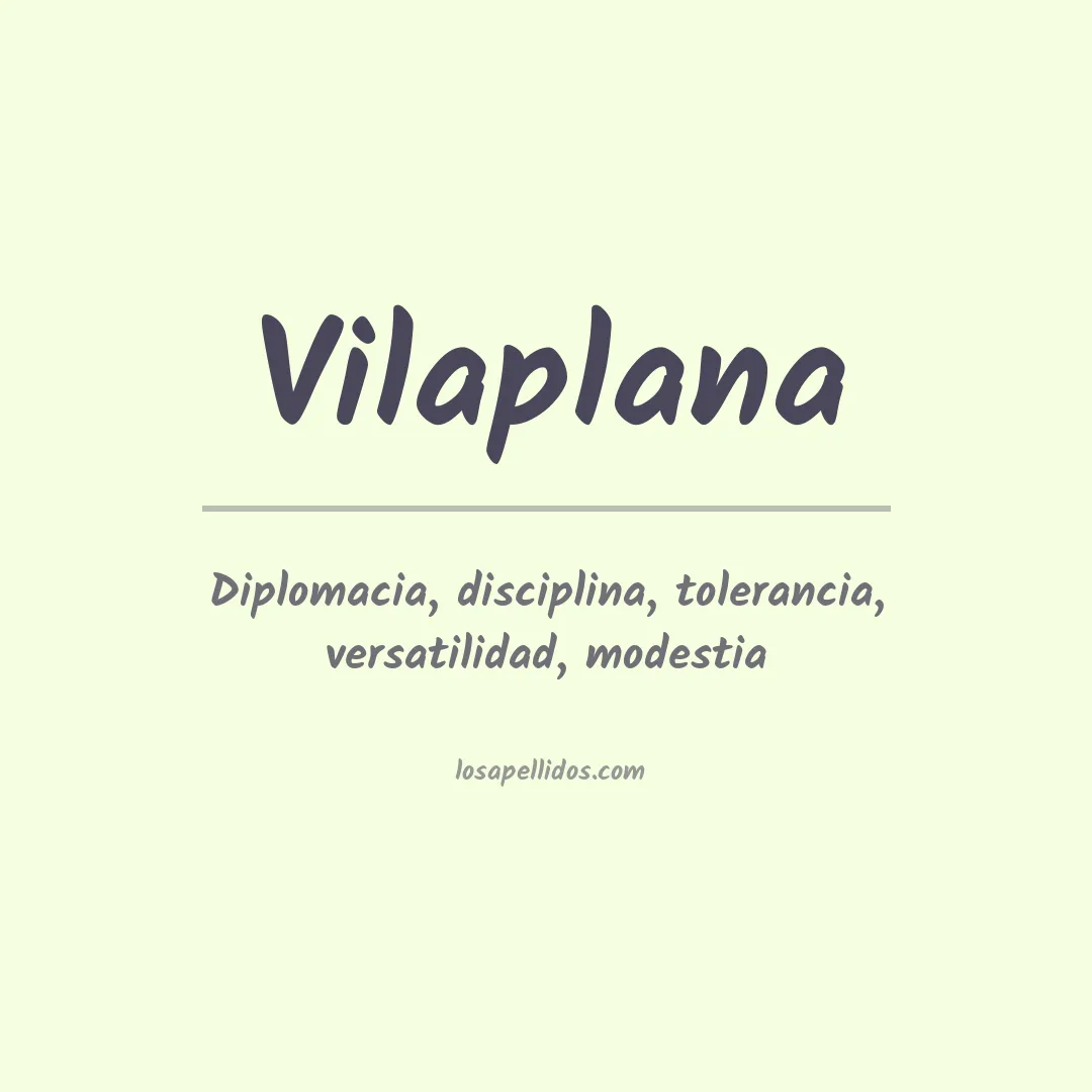 Apellido Vilaplana