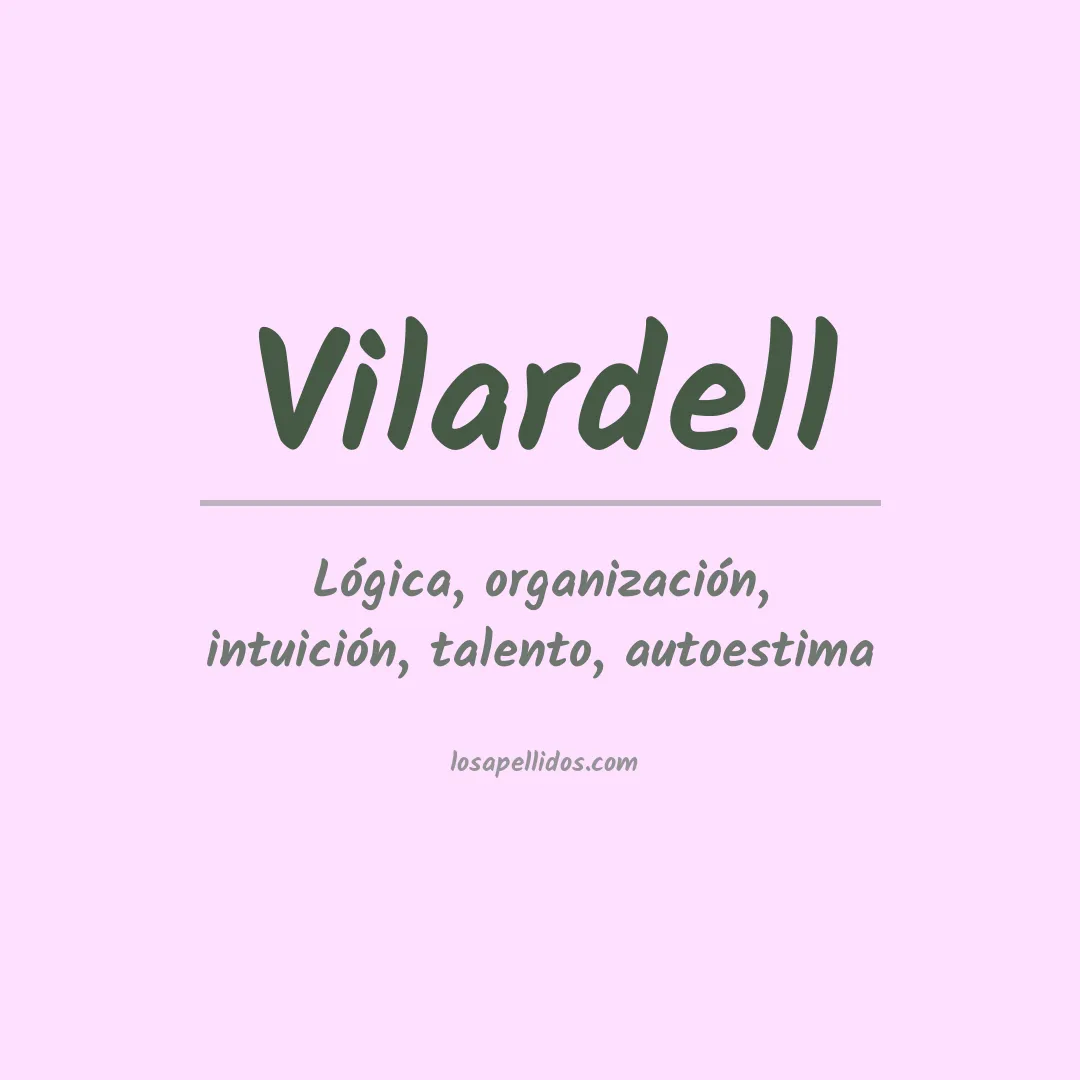 Apellido Vilardell