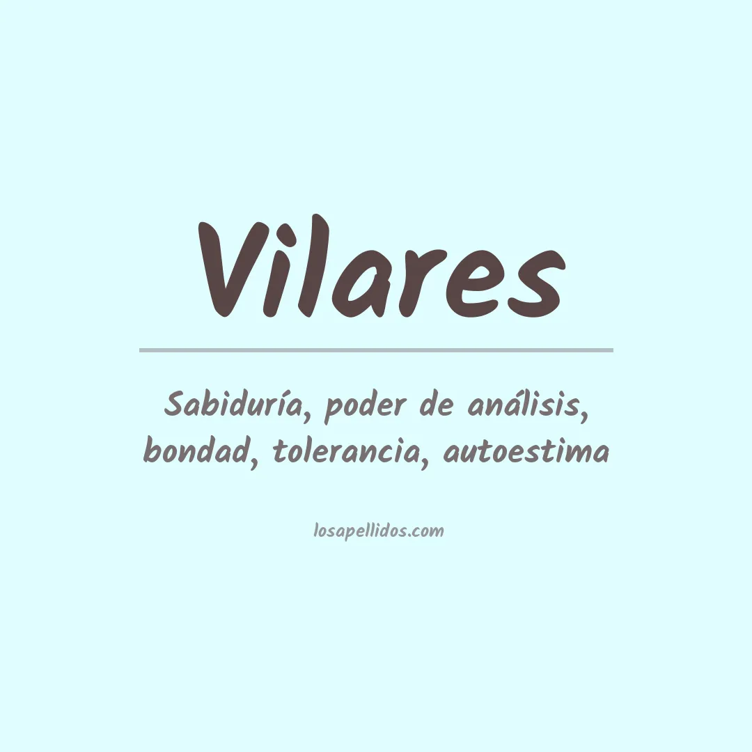 Apellido Vilares