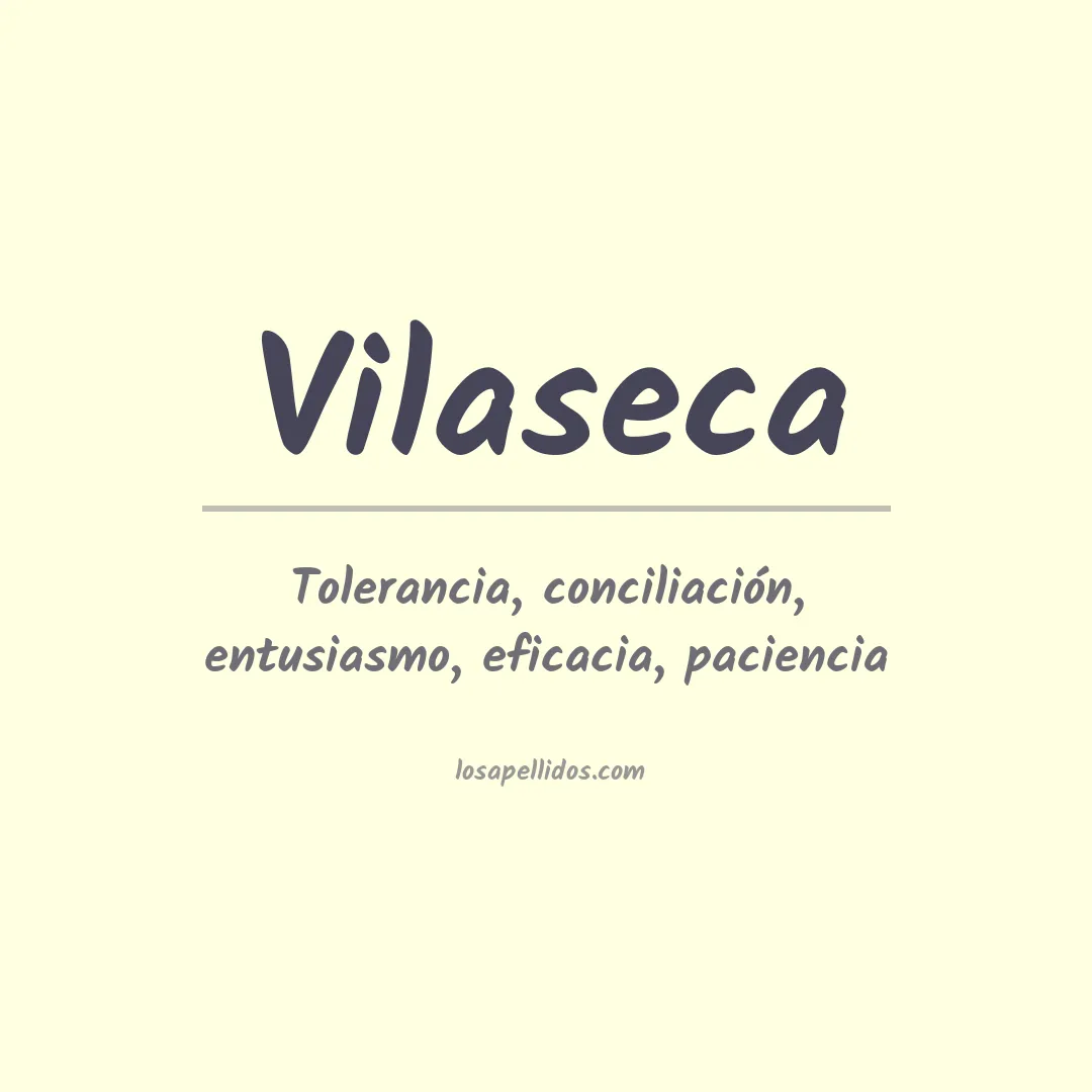 Apellido Vilaseca
