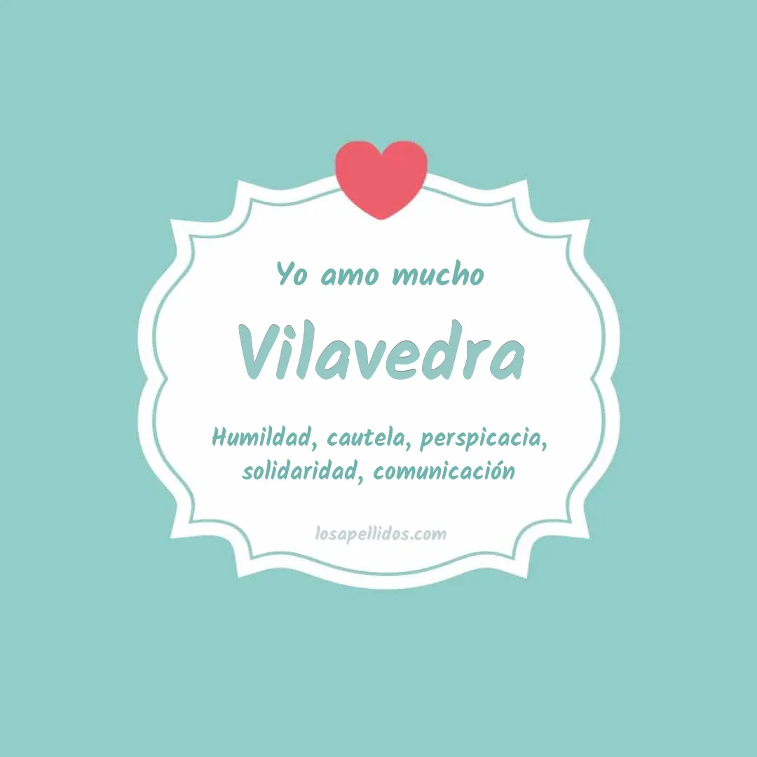 Yo amo mucho Vilavedra