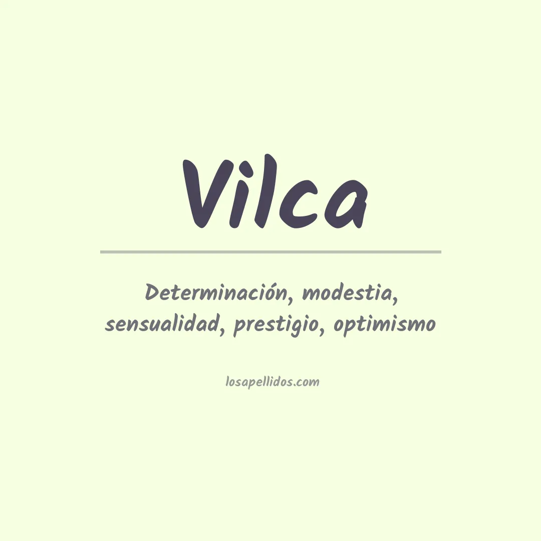 Apellido Vilca
