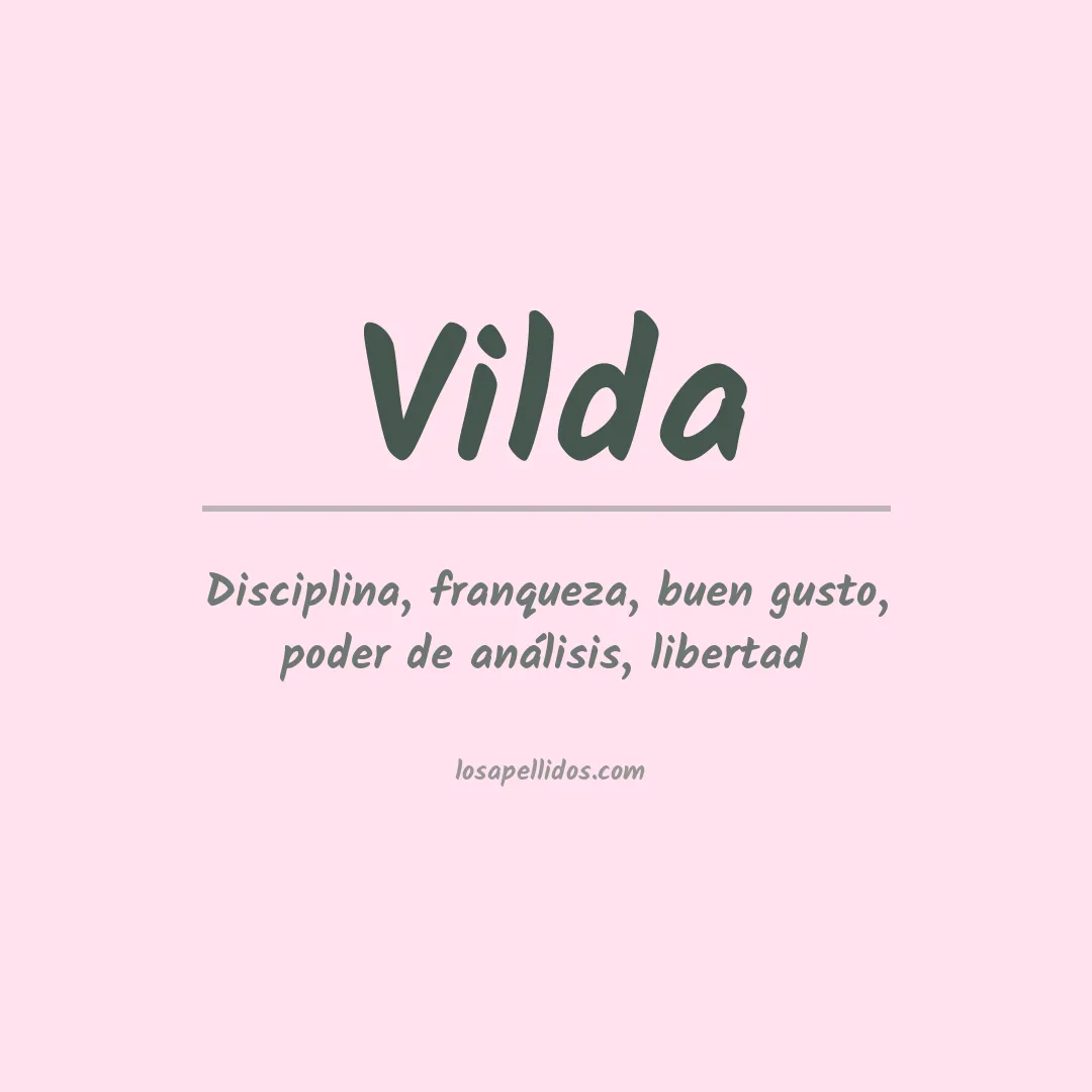 Apellido Vilda