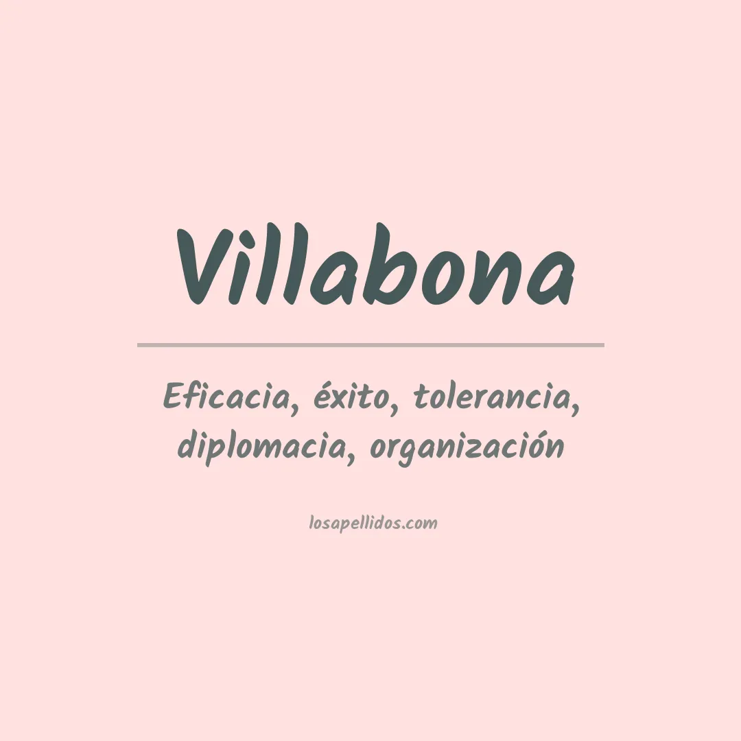 Apellido Villabona