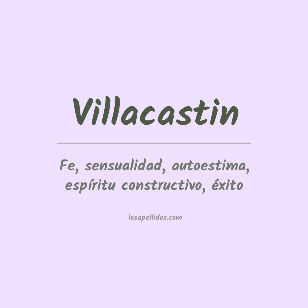 Apellido Villacastin