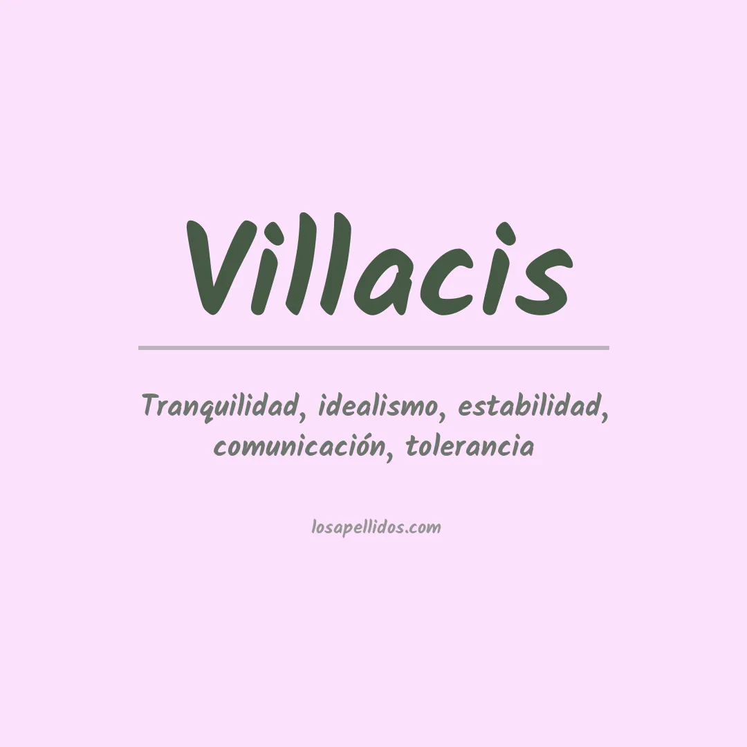 Apellido Villacís