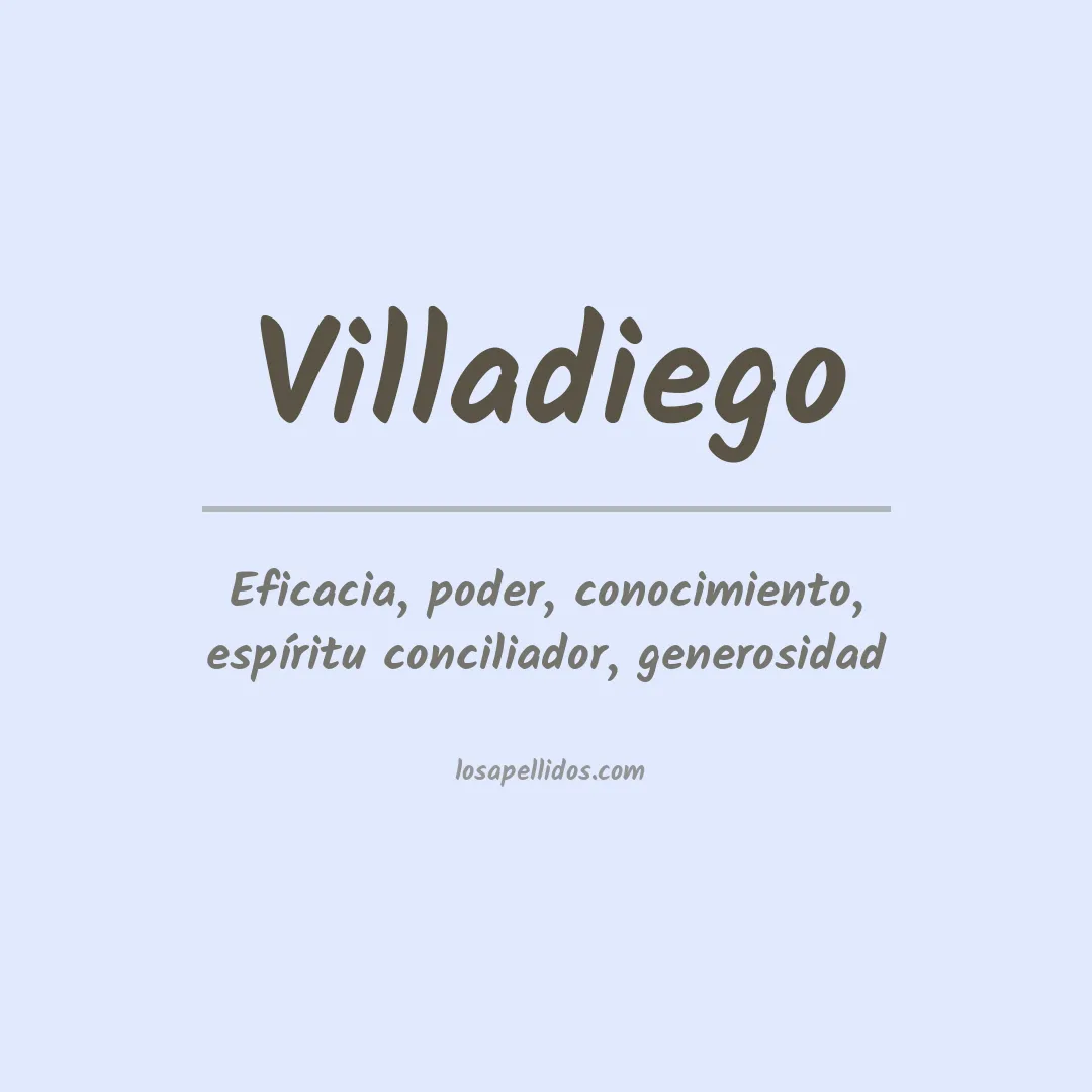 Apellido Villadiego