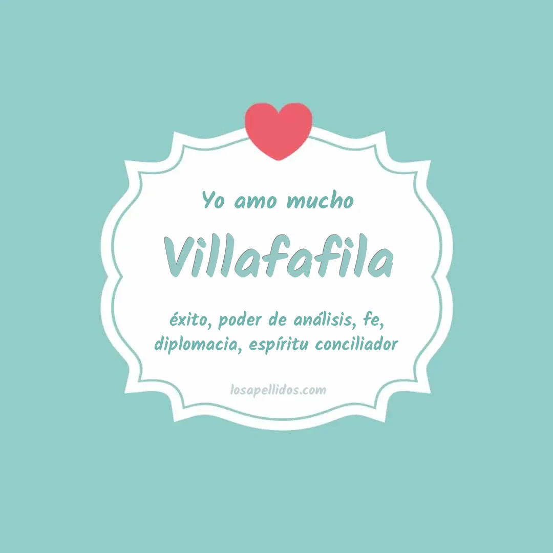 Yo amo mucho Villafafila