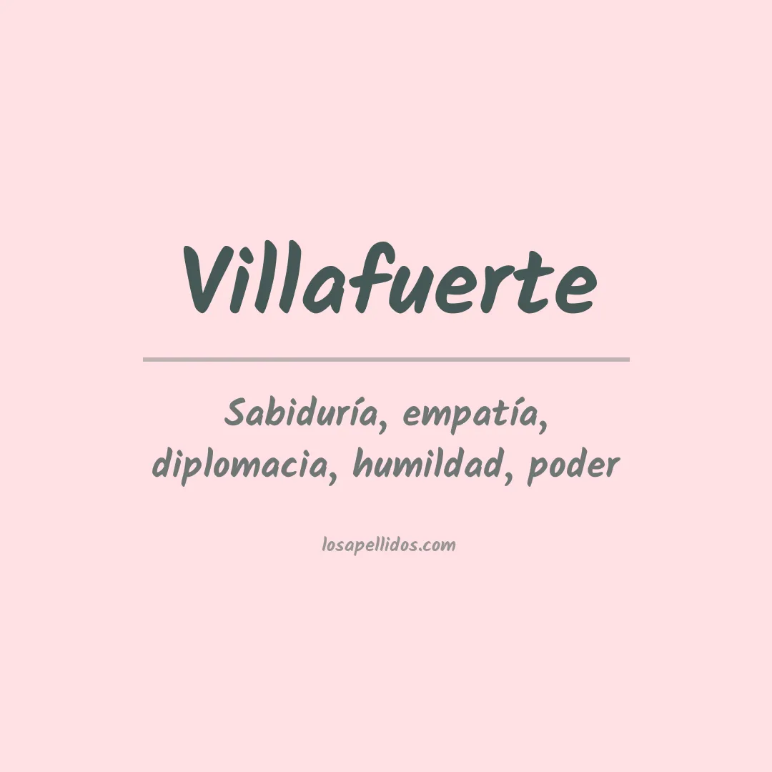 Apellido Villafuerte