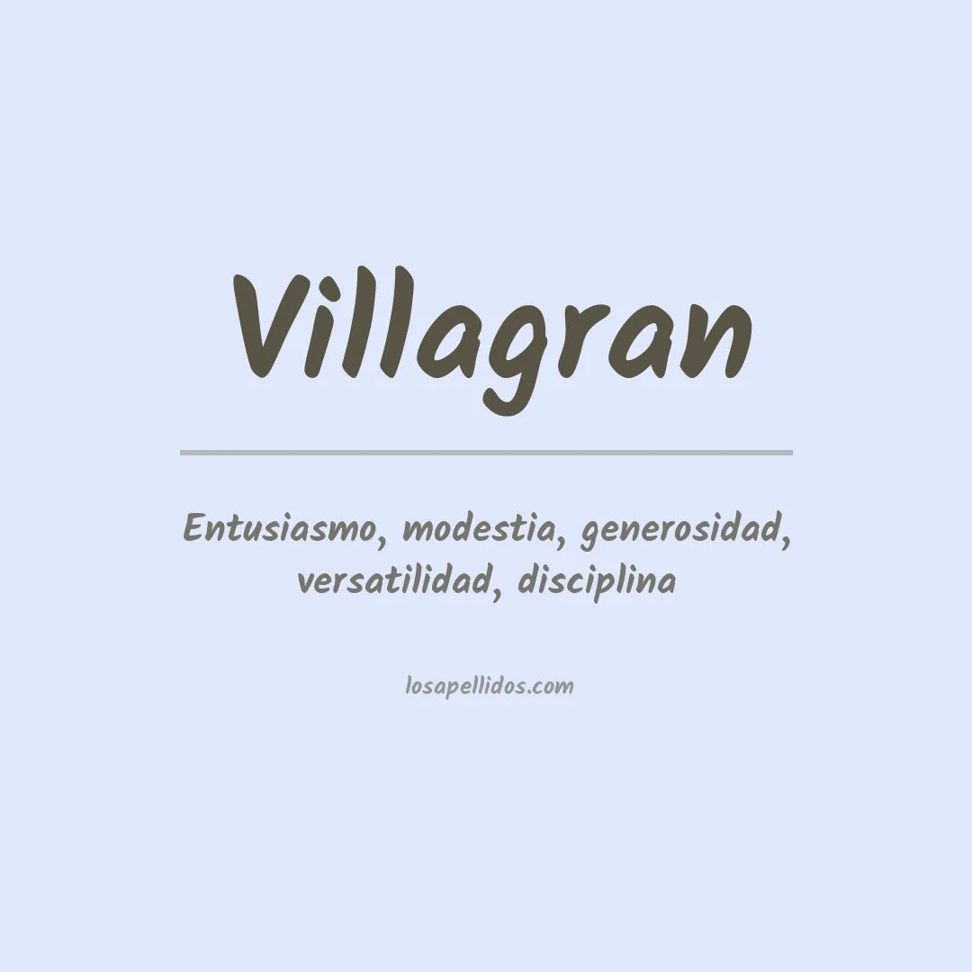 Apellido Villagrán