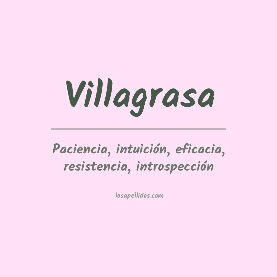 Apellido Villagrasa