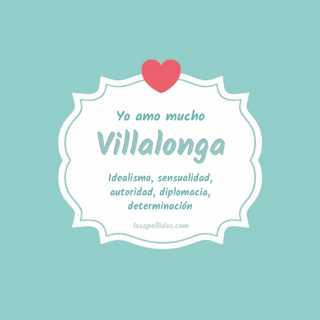 Yo amo mucho Villalonga