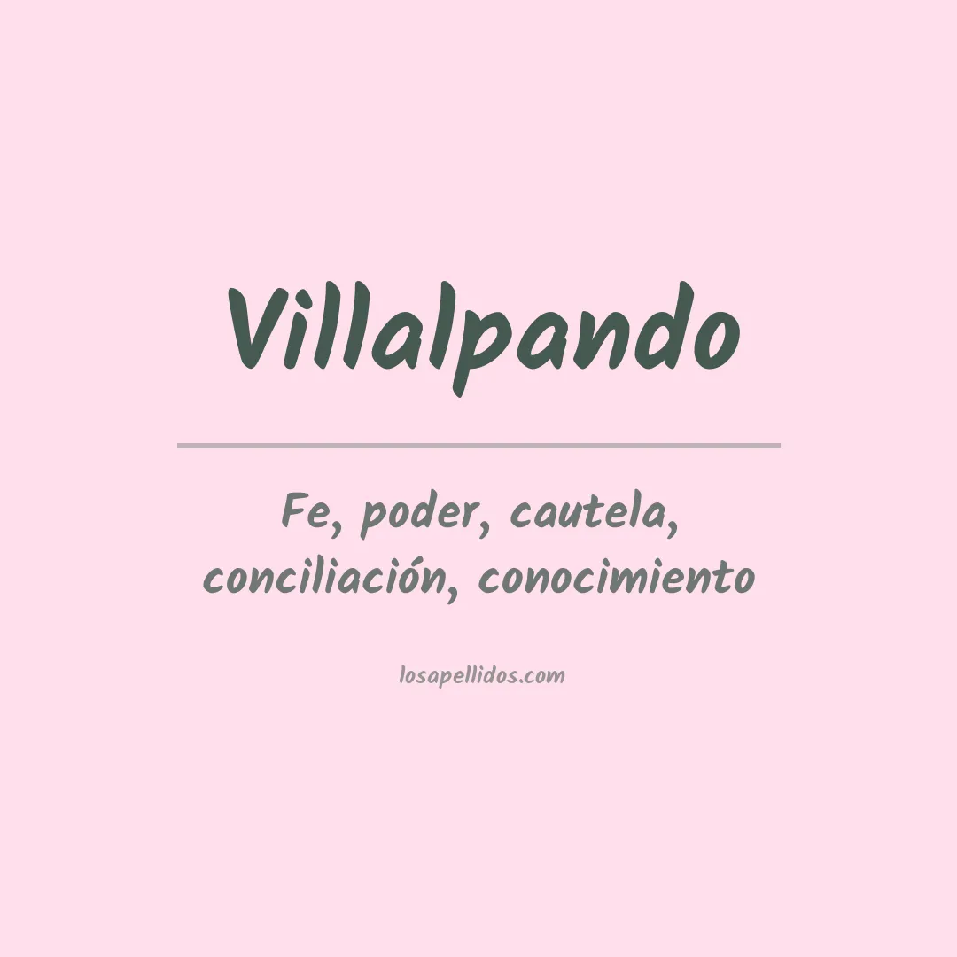 Apellido Villalpando