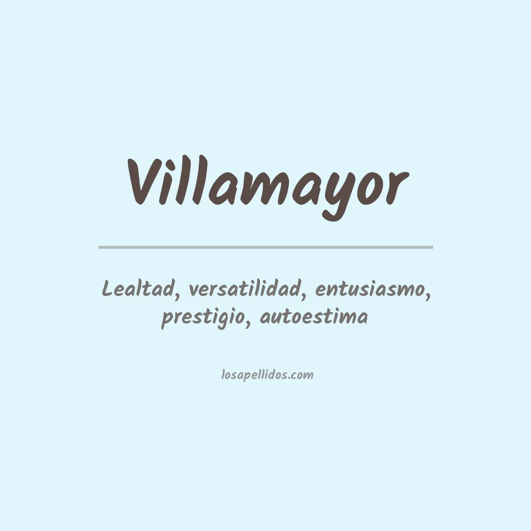 Apellido Villamayor