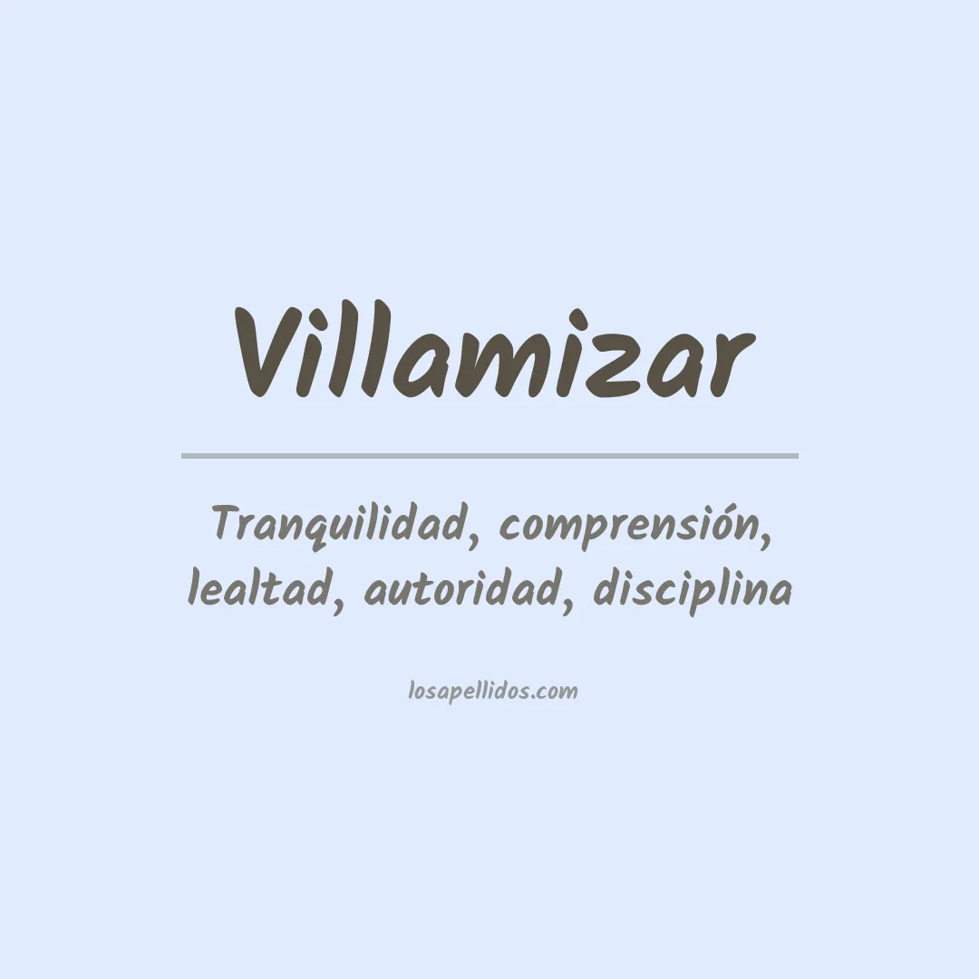 Apellido Villamizar