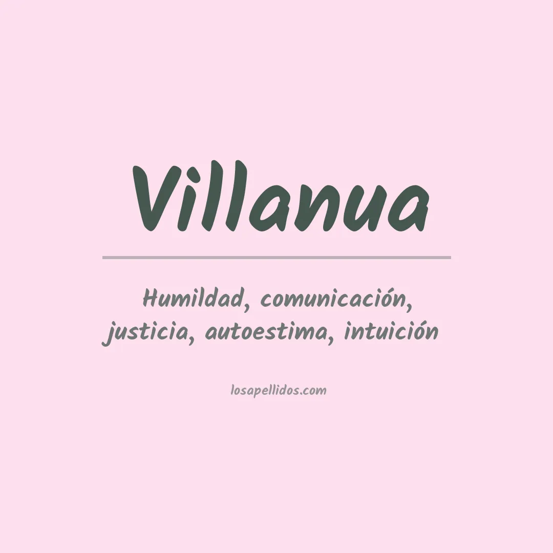 Apellido Villanua