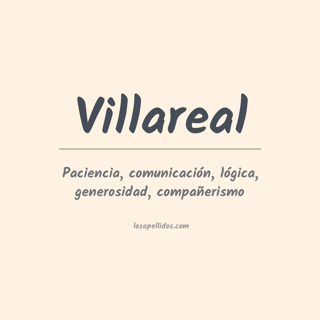 Apellido Villareal